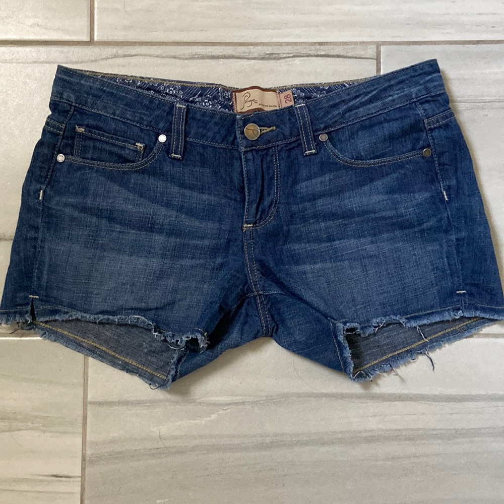 Paige TM Premium Denim Shorts/Silver Lake
